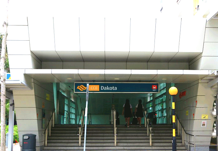 Dakota MRT station nearby Rezi 24 Condo