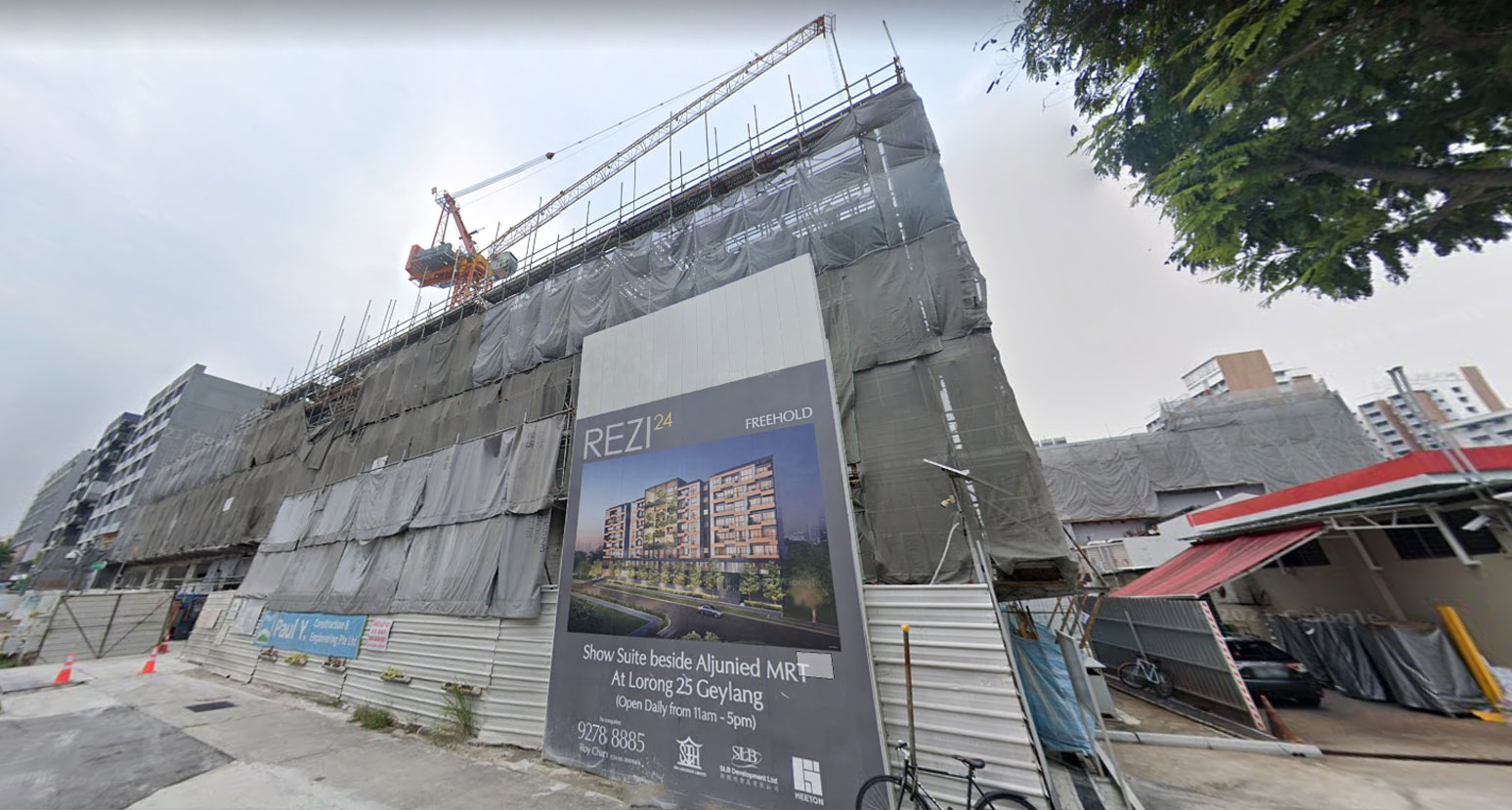 Image of construction progress of Rezi 24 project so far (in 2021)