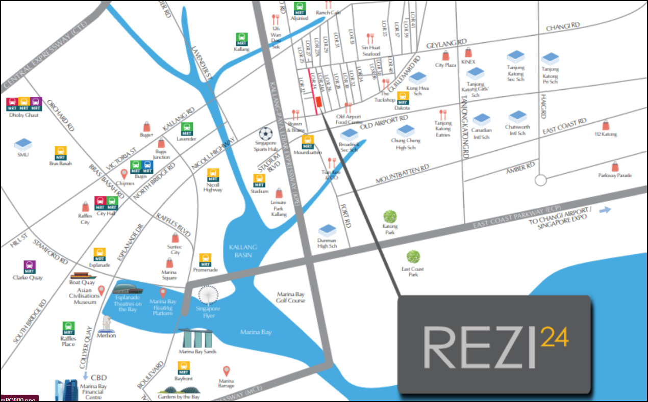 Rezi 24: just minutes to the Central Business District and Paya Lebar Business Hub
