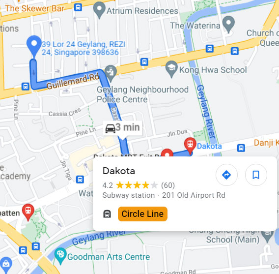 Rezi 24 Condo nearby Dakota MRT (1.6km)
